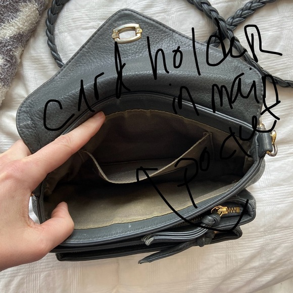 Okuta - Oragami 3 pocket purse w braided strap - 9.5”x6” Shopbop - Grey - Solid - Picture 11 of 15